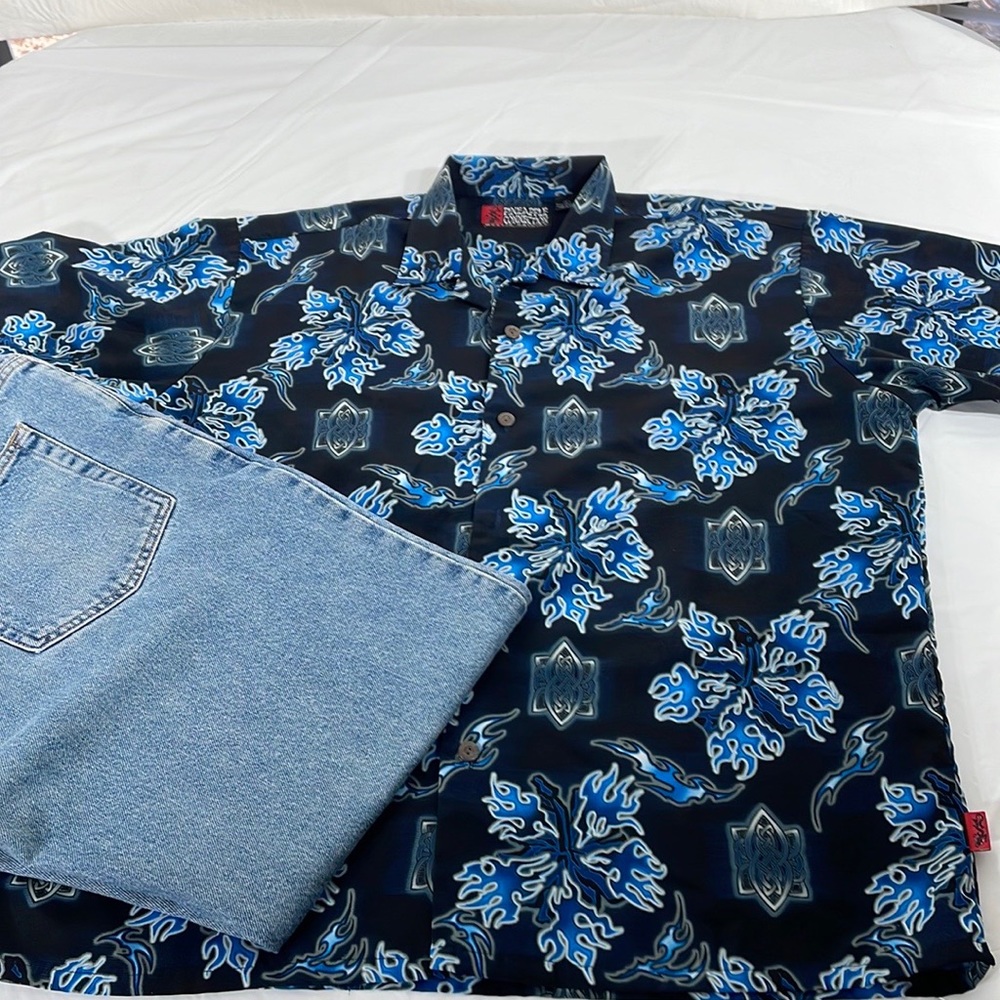 Pineapple Connection mens casual short sleeve shirt